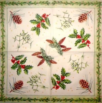 156 Weihnachten Blumen - 3-lagig - Ambiente